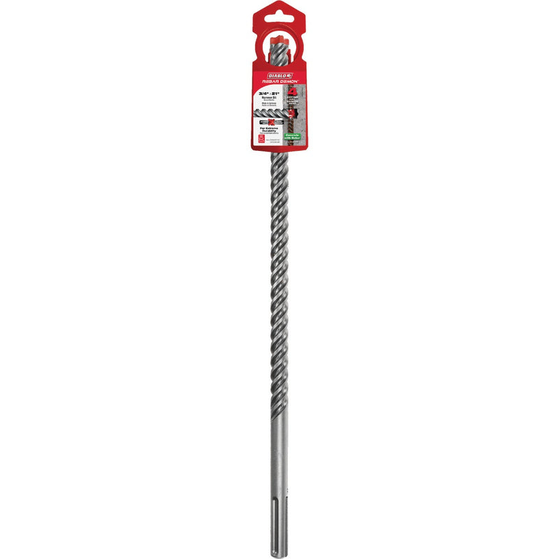 Diablo Rebar Demon 3/4 In. x 21 In. SDS-Max Full Carbide Rotary Hammer Drill Bit