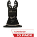 Milwaukee OPEN-LOK 2-1/2 In. HCS Japanese Tooth Hardwood Oscillating Blade (10-Pack)