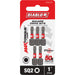 Diablo #2 Square Recess 1 In. Insert Impact Screwdriver Bit (5-Pack)