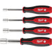 Milwaukee SAE HollowCore Magnetic Nut Driver Set (4-Piece)