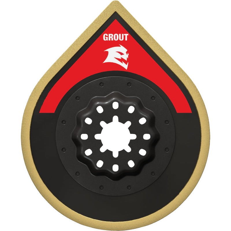 Diablo Starlock 2-3/4 In.  Carbide Grit Oscillating Blade for Grout and Mortar