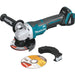 Makita 18 Volt LXT Lithium-Ion 4-1/2 In. - 5 In. Brushless Cordless Paddle Switch Angle Grinder (Tool Only)