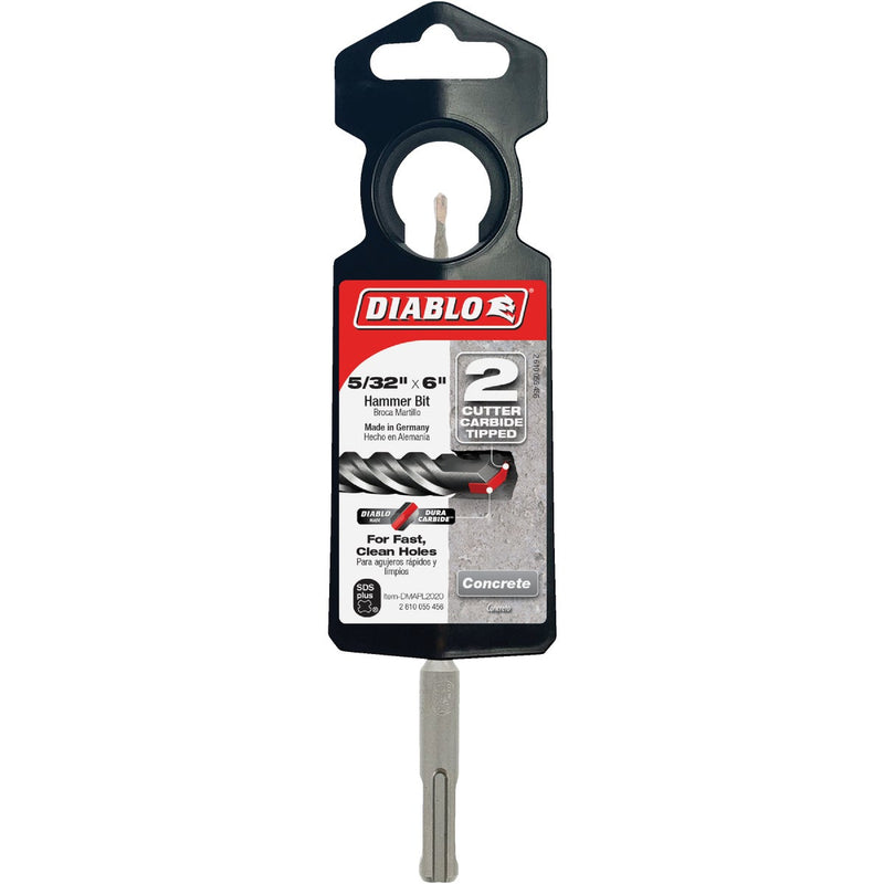 Diablo SDS-Plus 5/32 In. x 6 In. Carbide-Tipped Rotary Hammer Drill Bit