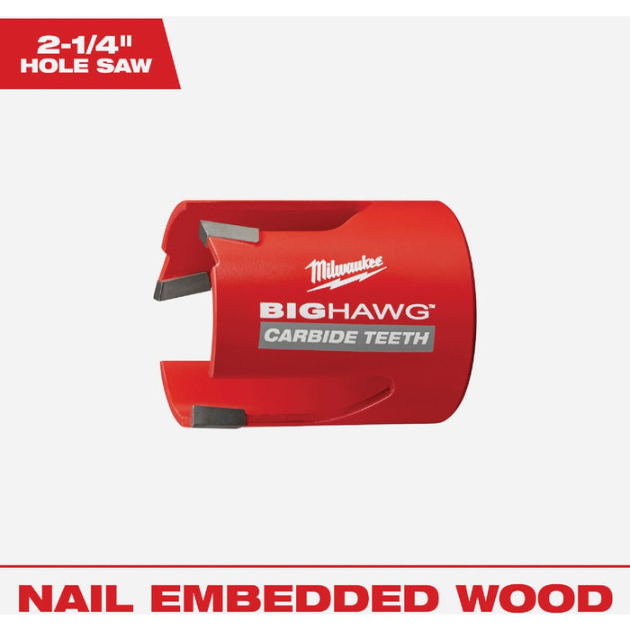 Milwaukee BIG HAWG 2-1/4 In. Carbide-Tipped Hole Saw
