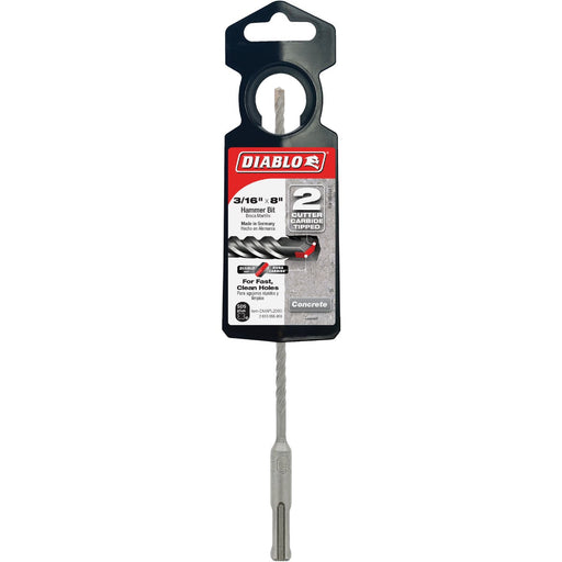 Diablo SDS-Plus 3/16 In. x 8 In. Carbide-Tipped Rotary Hammer Drill Bit