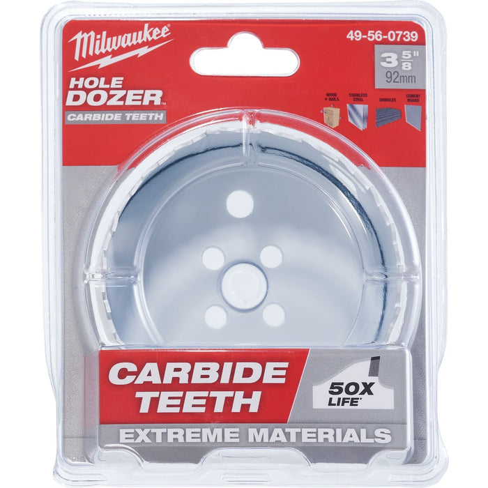 Milwaukee HOLE DOZER 3-5/8 In. Hole Saw with Carbide Teeth
