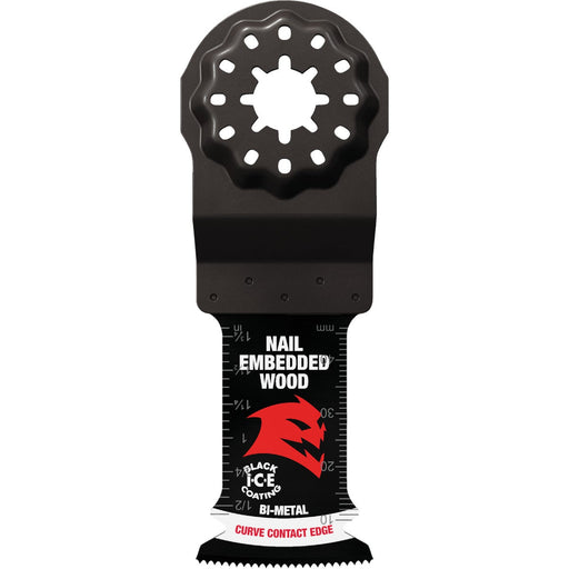 Diablo Starlock 1-1/4 In. Bi-Metal Oscillating Blade for Nail-Embedded Wood (3-Pack)