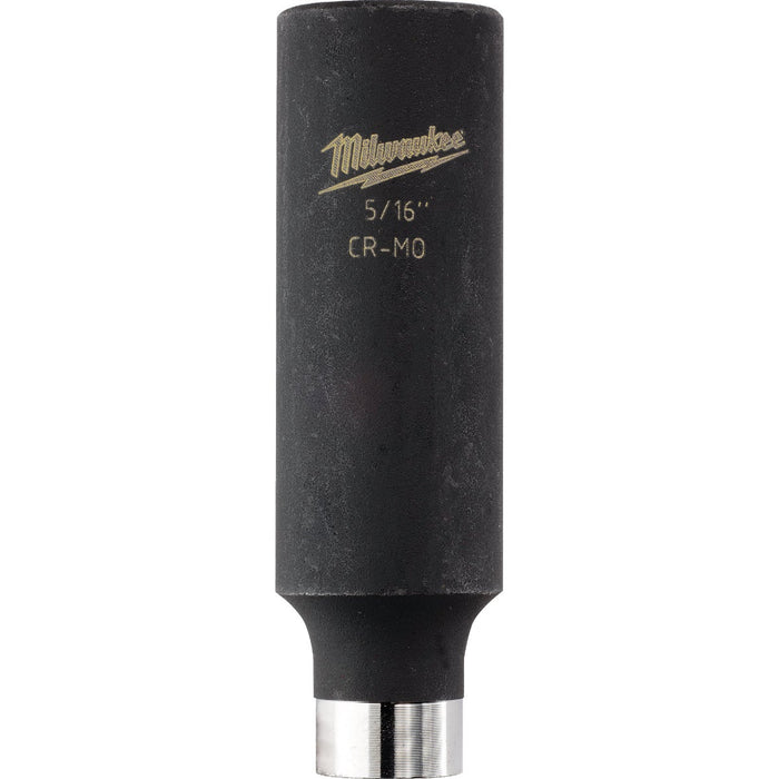 Milwaukee SHOCKWAVE 3/8 In. Drive 5/16 In. 6-Point Deep Standard Impact Socket