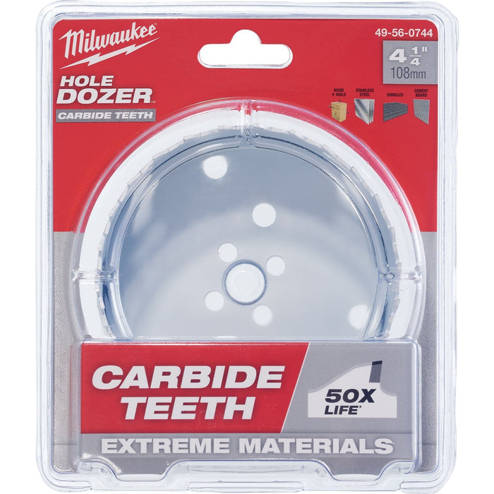 Milwaukee HOLE DOZER 4-1/4 In. Hole Saw with Carbide Teeth