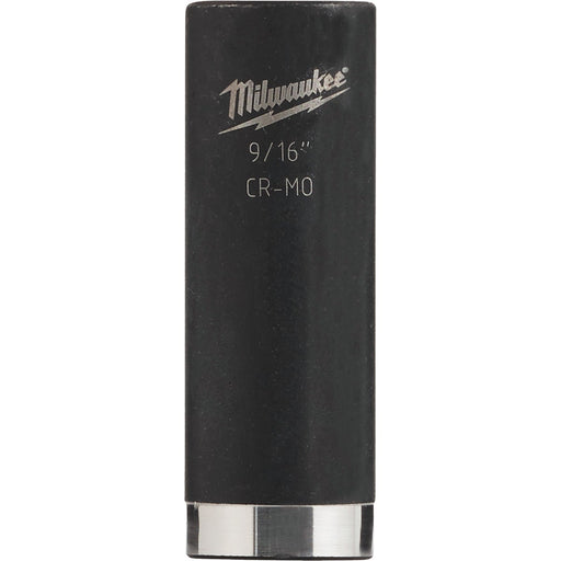 Milwaukee SHOCKWAVE 3/8 In. Drive 9/16 In. 6-Point Deep Standard Impact Socket