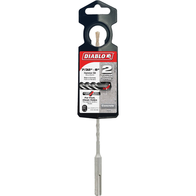 Diablo SDS-Plus 7/32 In. x 8 In. Carbide-Tipped Rotary Hammer Drill Bit