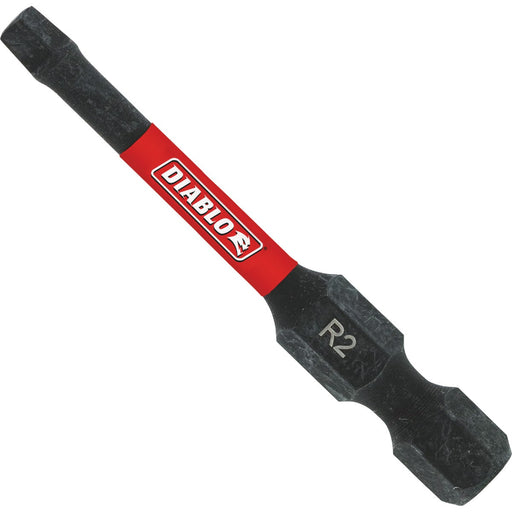 Diablo 2 In. Square #2 Impact Screwdriver Bit