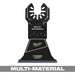 Milwaukee OPEN-LOK 2-1/2 In. TITANIUM CHARGED Bi-Metal Multi-Material Oscillating Multi-Tool Blade