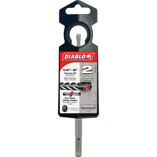 Diablo SDS-Plus 1/4 In. x 6 In. Carbide-Tipped Rotary Hammer Drill Bit