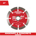 Milwaukee 4 In. Segmented Rim Masonry & Concrete Diamond Blade