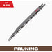Milwaukee SAWZALL 9 In. 5 TPI Pruning Reciprocating Saw Blade
