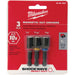 Milwaukee SHOCKWAVE 3-Piece Impact Magnetic Nutdriver Bit Set