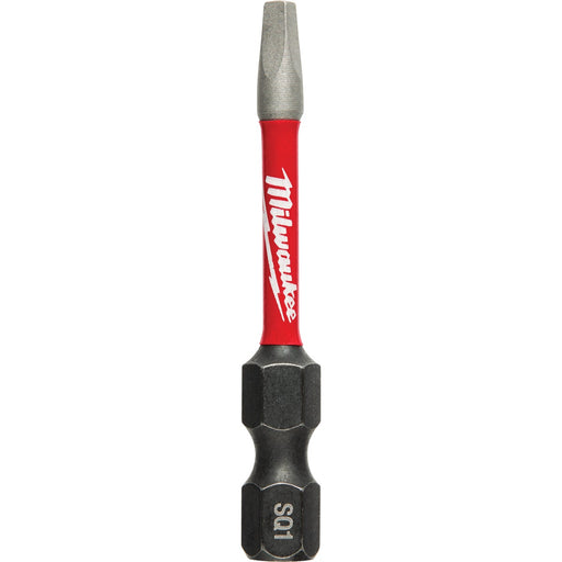 Milwaukee SHOCKWAVE #1 Square Recess 2 In. Power Impact Screwdriver Bit