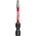 Milwaukee SHOCKWAVE #1 Square Recess 2 In. Power Impact Screwdriver Bit
