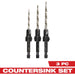 Milwaukee 3-Piece Countersink Bit Set