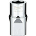 Milwaukee 1/2 In. Drive 13 mm 6-Point Shallow Metric Socket with FOUR FLAT Sides