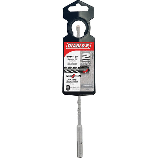 Diablo SDS-Plus 1/4 In. x 8 In. Carbide-Tipped Rotary Hammer Drill Bit