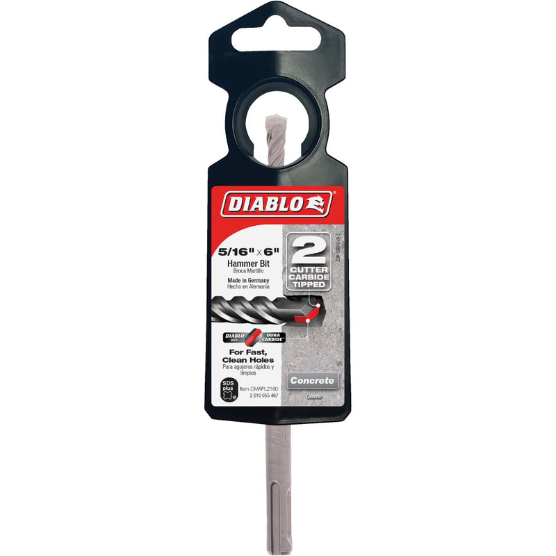 Diablo SDS-Plus 5/16 In. x 6 In. Carbide-Tipped Rotary Hammer Drill Bit