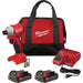 Milwaukee M18 Brushless 1/4 In. Hex Compact Cordless Impact Driver Kit with (2) 2.0 Ah Batteries & Charger