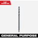 Milwaukee 1/2 In. x 12 In. Black Oxide Extended Length Drill Bit