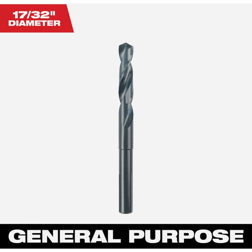 Milwaukee 17/32 In. Black Oxide Silver & Deming Drill Bit