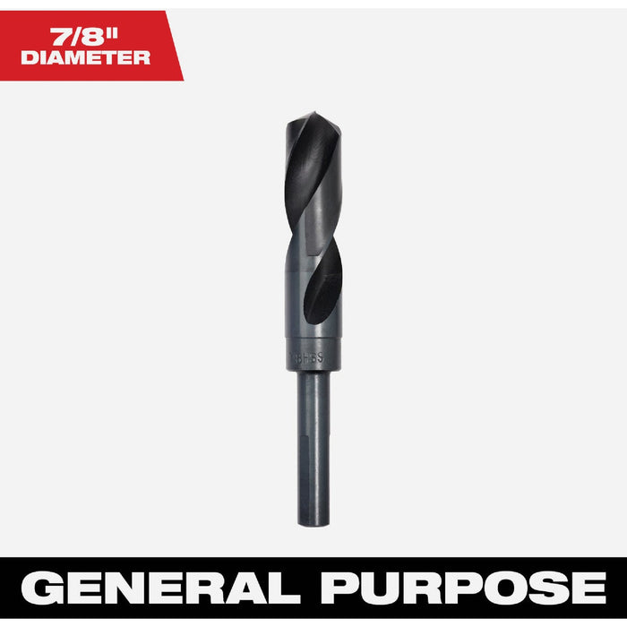 Milwaukee 7/8 In. Black Oxide Silver & Deming Drill Bit