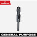 Milwaukee 1 In. Black Oxide Silver & Deming Drill Bit
