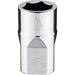 Milwaukee 3/8 In. Drive 7/16 In. 6-Point Shallow Standard Socket with FOUR FLAT Sides