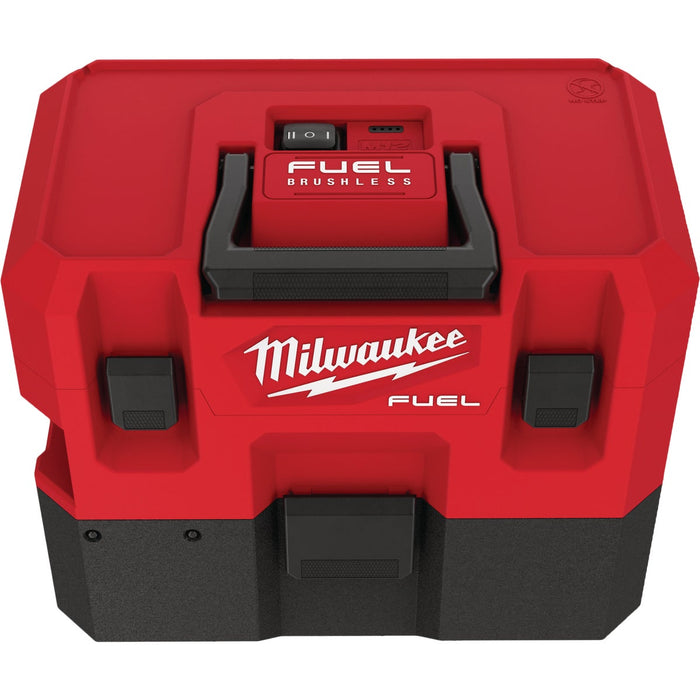 Milwaukee M12 FUEL 12 Volt Lithium-Ion Brushless Cordless 1.6 Gal. Wet/Dry Vacuum (Tool Only)