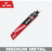 Milwaukee TORCH 6 In. 10 TPI NITRUS Carbide Medium Metal Reciprocating Saw Blade