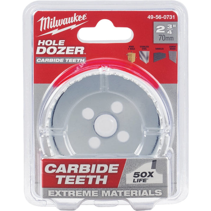 Milwaukee HOLE DOZER 2-3/4 In. Hole Saw with Carbide Teeth