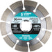 Makita X-LOCK 5 In. Segmented Rim Dry/Wet Cut Diamond Blade