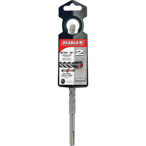 Diablo SDS-Plus 9/16 In. x 8 In. Carbide-Tipped Rotary Hammer Drill Bit