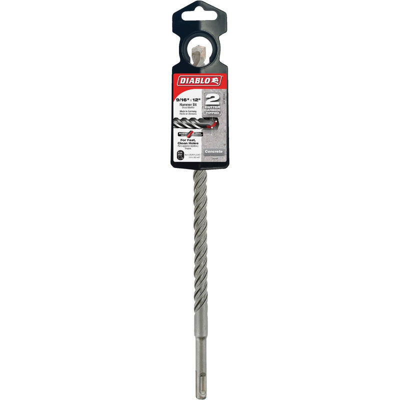 Diablo SDS-Plus 9/16 In. x 12 In. Carbide-Tipped Rotary Hammer Drill Bit