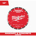 Milwaukee 12 In. Segmented Rim Masonry & Concrete Diamond Blade