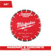 Milwaukee 14 In. Segmented Rim Masonry & Concrete Diamond Blade