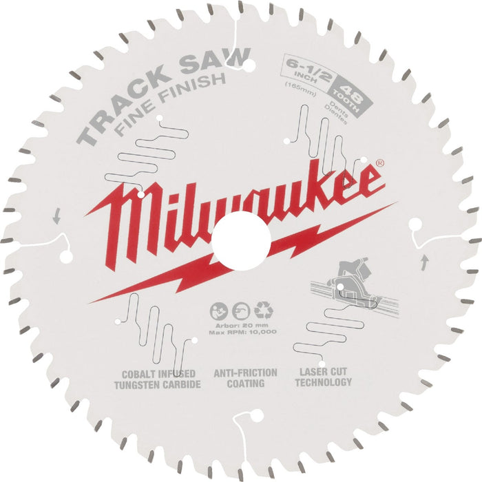 Milwaukee 6-1/2 In. 48-Tooth Fine Finish Track Saw Blade