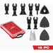 Milwaukee 15-Piece Multi-Tool Oscillating Blade Set with Modular Case