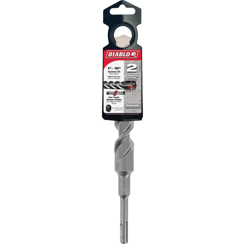 Diablo SDS-Plus 1 In. x 10 In. Carbide-Tipped Rotary Hammer Drill Bit