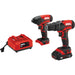 SKIL PWRCore 2-Tool 20 Volt Lithium-Ion Drill/Driver & Impact Driver Cordless Tool Combo Kit