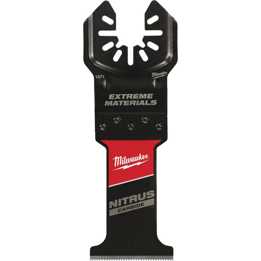 Milwaukee NITRUS CARBIDE 1-3/8 In. Extreme Materials Universal Fit OPEN-LOK Oscillating Blade