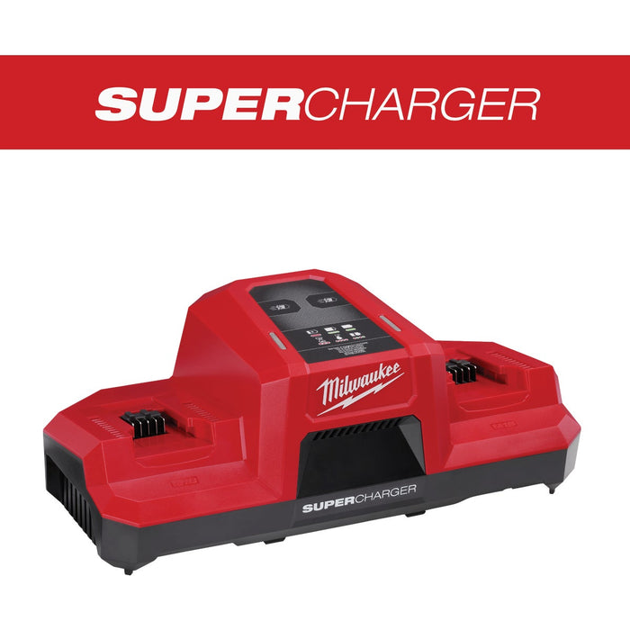 Milwaukee M18 18-Volt Dual Bay Simultaneous Super Battery Charger