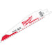 Milwaukee SAWZALL The AX 6 In. 5 TPI Wood w/Nails Demolition Reciprocating Saw Blade (5-Pack)