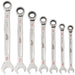 Milwaukee Standard 12-Point Ratcheting Combination Wrench Set (7-Piece)