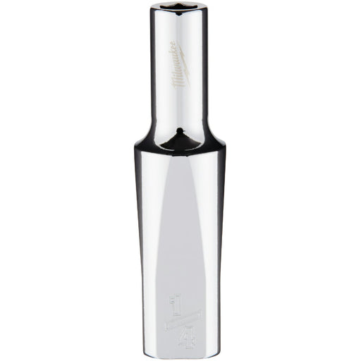 Milwaukee 3/8 In. Drive 1/4 In. 6-Point Deep Standard Socket with FOUR FLAT Sides